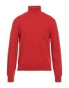 Retois Man Turtleneck Red Size S Acrylic, Wool, Alpaca Wool In Tomato Red
