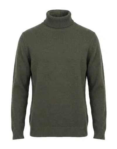 Retois Man Turtleneck Sage Green Size Xxl Wool, Polyamide