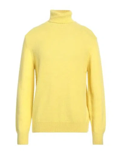 Retois Man Turtleneck Yellow Size L Acrylic, Wool, Alpaca Wool