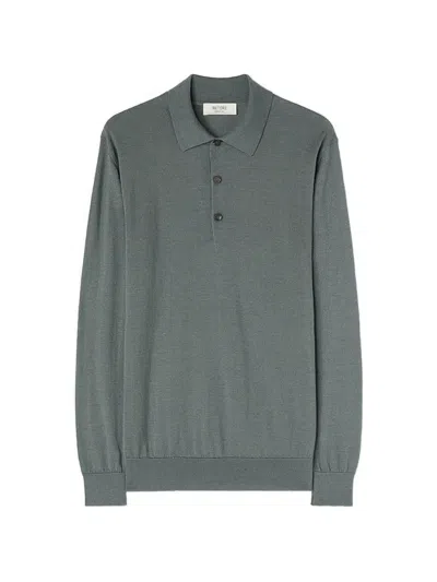 Retori Argyle-detail Polo Shirt In Green