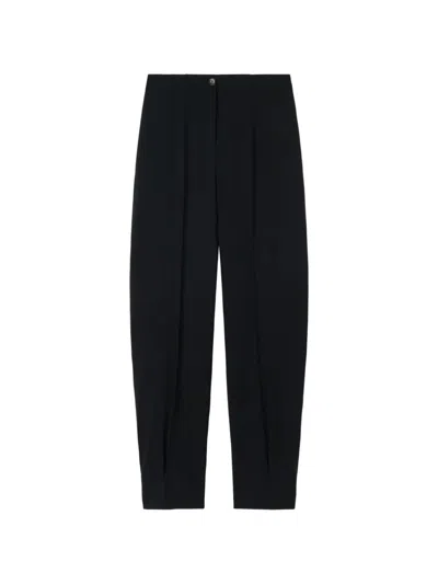 Retori Barrel-fit Pleated Trousers In Black