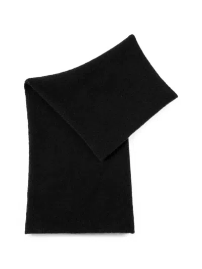 Retori Brushed Cashmere Scarf In Black