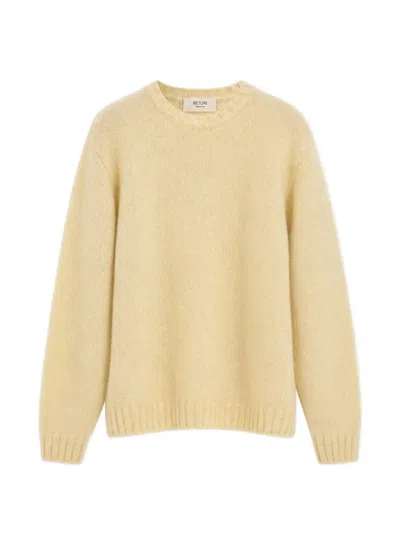 Retori Brushed Cashmere Sweater In Brown