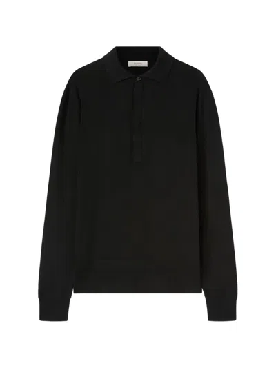 Retori Buttoned Polo Shirt In Black