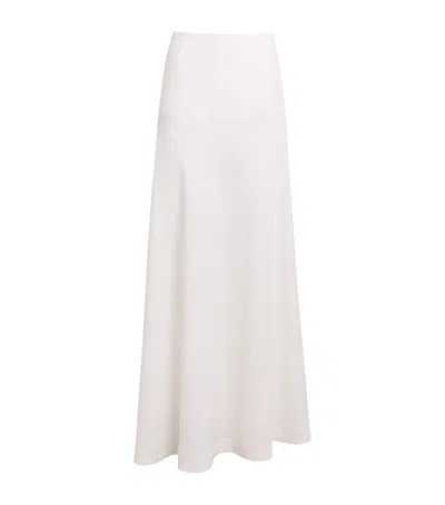 Retori Cady Half-circle Maxi Skirt In White