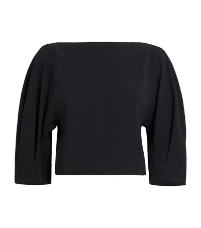 Retori Cady V-back Blouse In Black