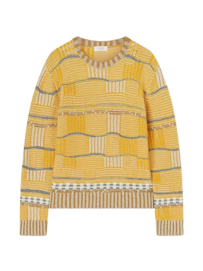 Retori Crew-neck Sweater In Yellow