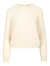 Retori Damier Crew Neck Sweater In White