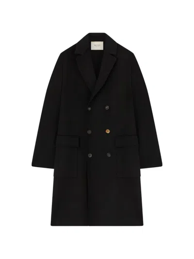 Retori Double-breasted Coat In Black