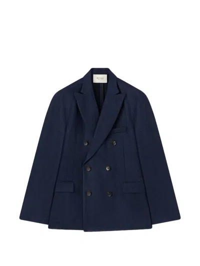 Retori Double-breasted Peak-lapel Blazer In Multi