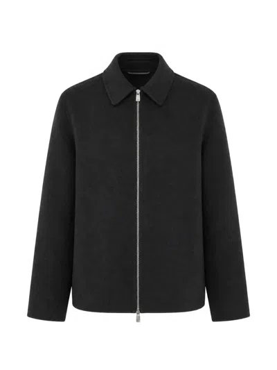 Retori Double-zip Virgin-wool Jacket In Black