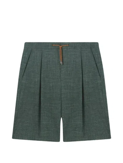 Retori Drawstring Bermuda Shorts In Green