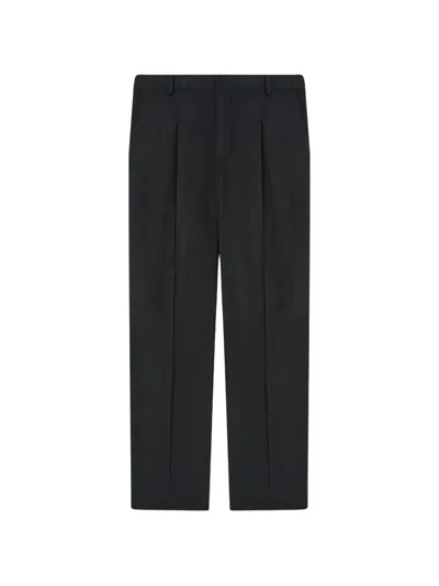 Retori Drawstring Silk-cashmere Trousers In Gray