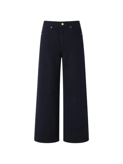 Retori Five-pockets Straight-leg Cotton Trousers In Black