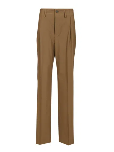 Retori Heritage Pants Trousers Beige In Yellow