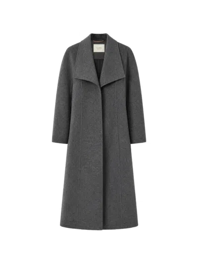 Retori Hourglass Double-faced Coat In Gray