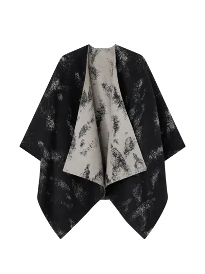 Retori Jacquard Double-face Cape In Multi