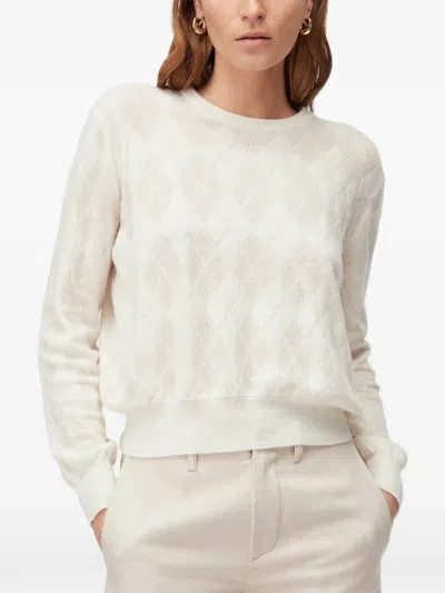 Retori Jacquard-pattern Cashmere Sweater In Neutral
