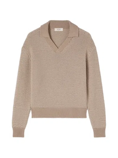 Retori Knit Long-sleeve Sweater In Neutral