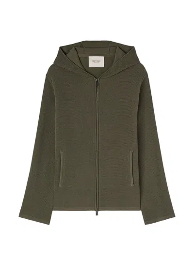 Retori Milano-stitch Zip-up Hoodie In Green