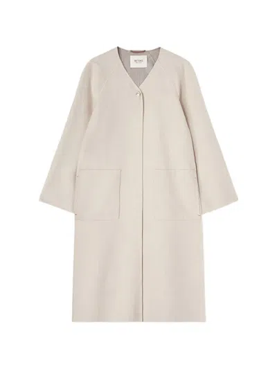 Retori Patch-pocket Coat In Neutral
