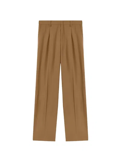 Retori Pleated Trousers In Brown