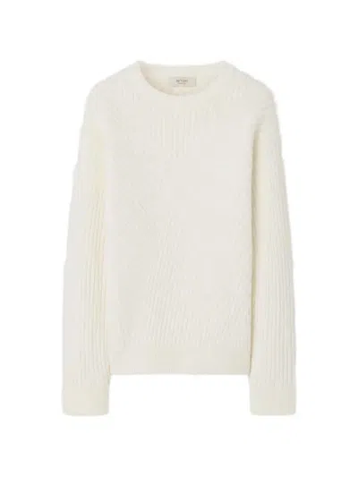 Retori Ribbed-knit Sweater In White