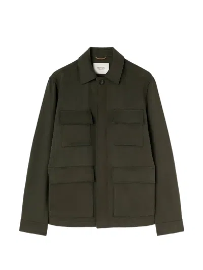 Retori Saharienne Patch-pocket Jacket In Green