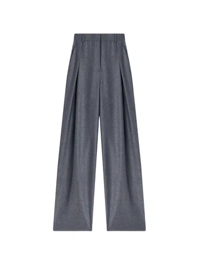 Retori Sartorial Double-pleated Trousers In Gray