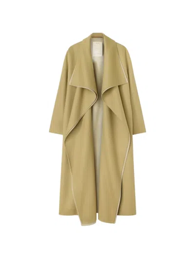 Retori Shawl-collar Wool Coat In Neutral