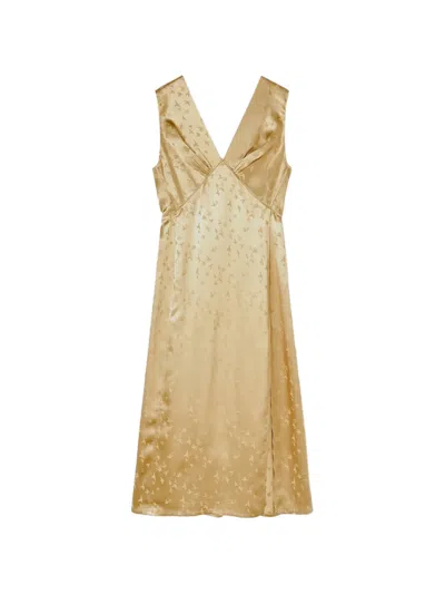 Retori Sleeveless Midi Dress In Gold