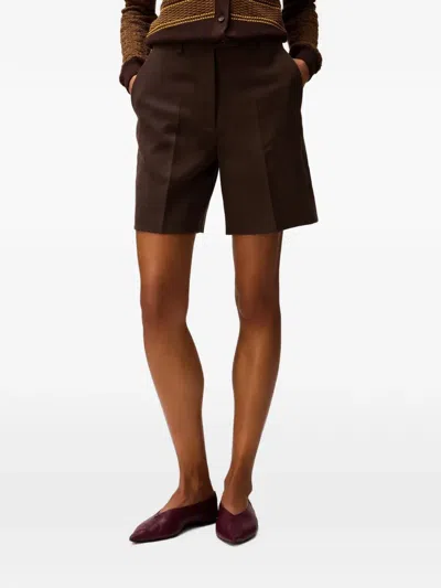 Retori Tailored Linen Shorts In Multi