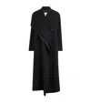 Retori Virgin Wool Double Coat In Black