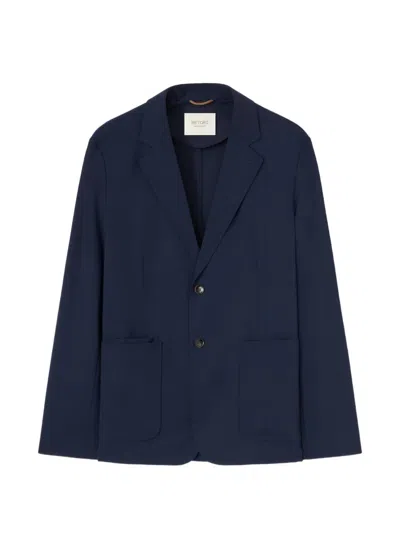Retori Virgin-wool Blazer In Blue