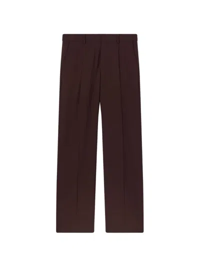 Retori Virgin-wool Trousers In Brown