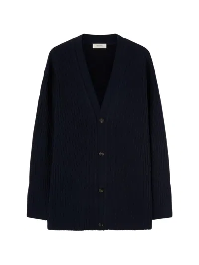 Retori V-neck Cardigan In Blue