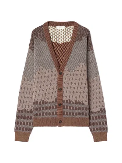 Retori V-neck Cardigan In Brown