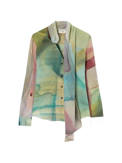Retori V-neck Shirt In Green