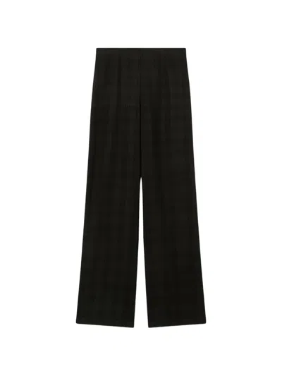 Retori Weave-effect Cashmere Trousers In Black