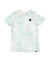 Retour Toddler Boy T-shirt Turquoise Size 7 Cotton In Blue