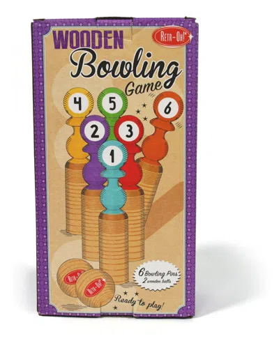 Retr-oh! Kids' Retr-oh Bowling Game Set, 8 Piece In Multi