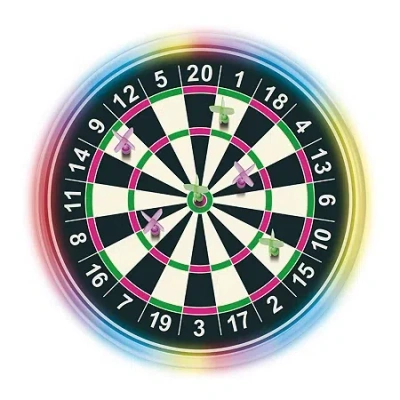 Retro Arcade Magnetic Darts In Black