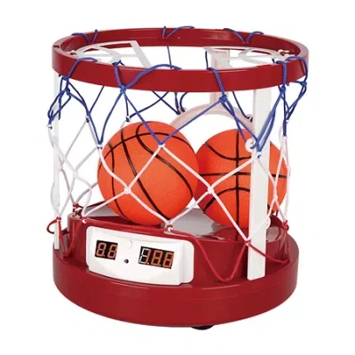 Retro Arcade Runway Basketball In Red