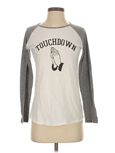 Pre-owned Retro Brand 3/4 Sleeve T-shirt In Silver