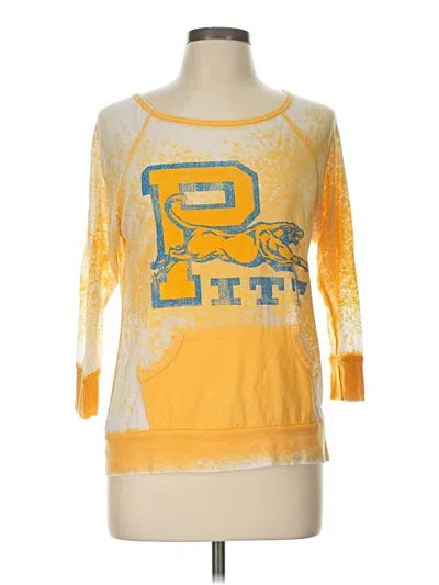 Pre-owned Retro Brand 3/4 Sleeve T-shirt In Yellow