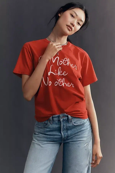 Retro Brand A Mother Like No Other Graphic Tee In Red