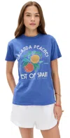 Retro Brand Calanda Peaches Tee Vintage Dark Royal