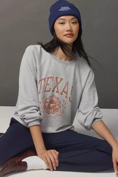 Retro Brand College Sweatshirt In Orange