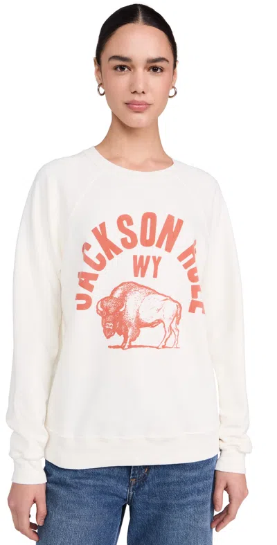 Retro Brand Jackson Hole Sweatshirt Antique White