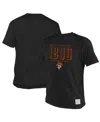 Retro Brand Men's Original  Black Oklahoma State Cowboys 1890 Original Logo T-shirt In Black